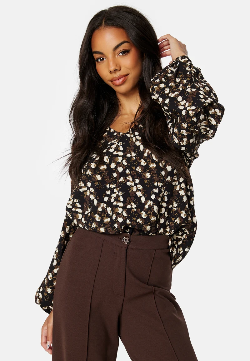 Leonora L/S V-Neck Top