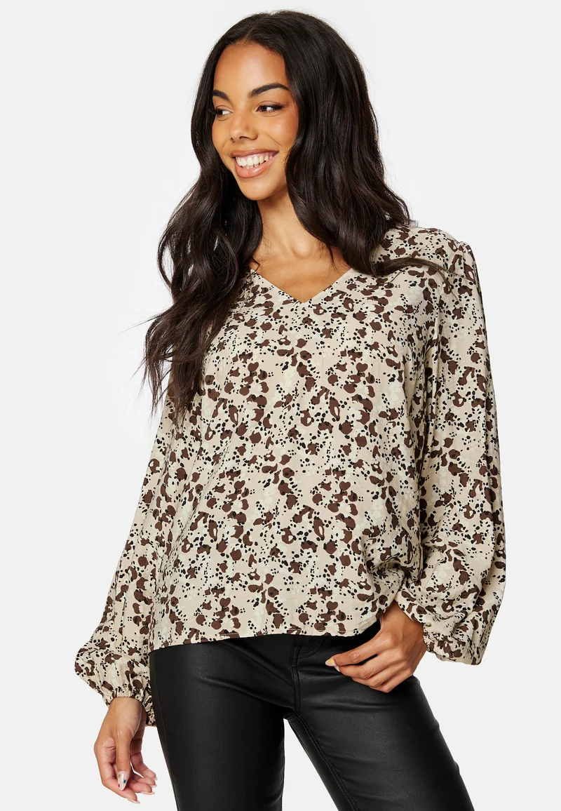 Leonora L/S V-Neck Top