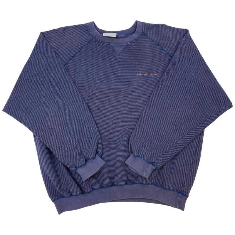 Vintage 80s Color’s of Sport Adidas Embroidered Sweater L