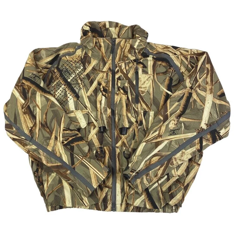 Vintage 1990s Delta Hunter DH Marsh Columbia AOP Outdoor Jacket XXL RRP £400