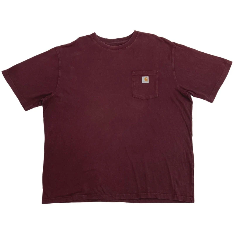Vintage 90s 00s Red Carhartt Pocket T-shirt XL
