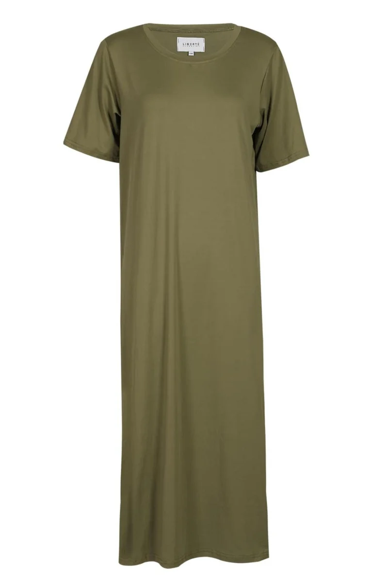 Liberte - Alma-Tshirt-Dress 9562 - Lichen Green