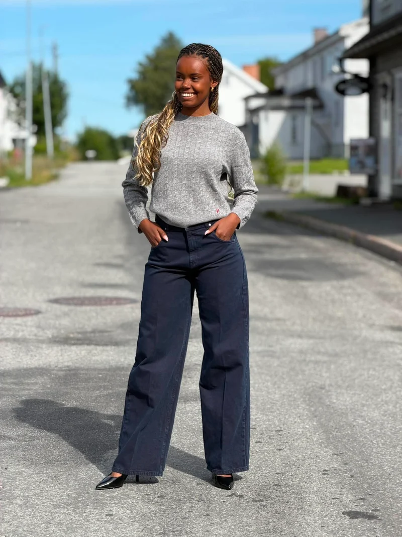 Mia baggy denim bukse