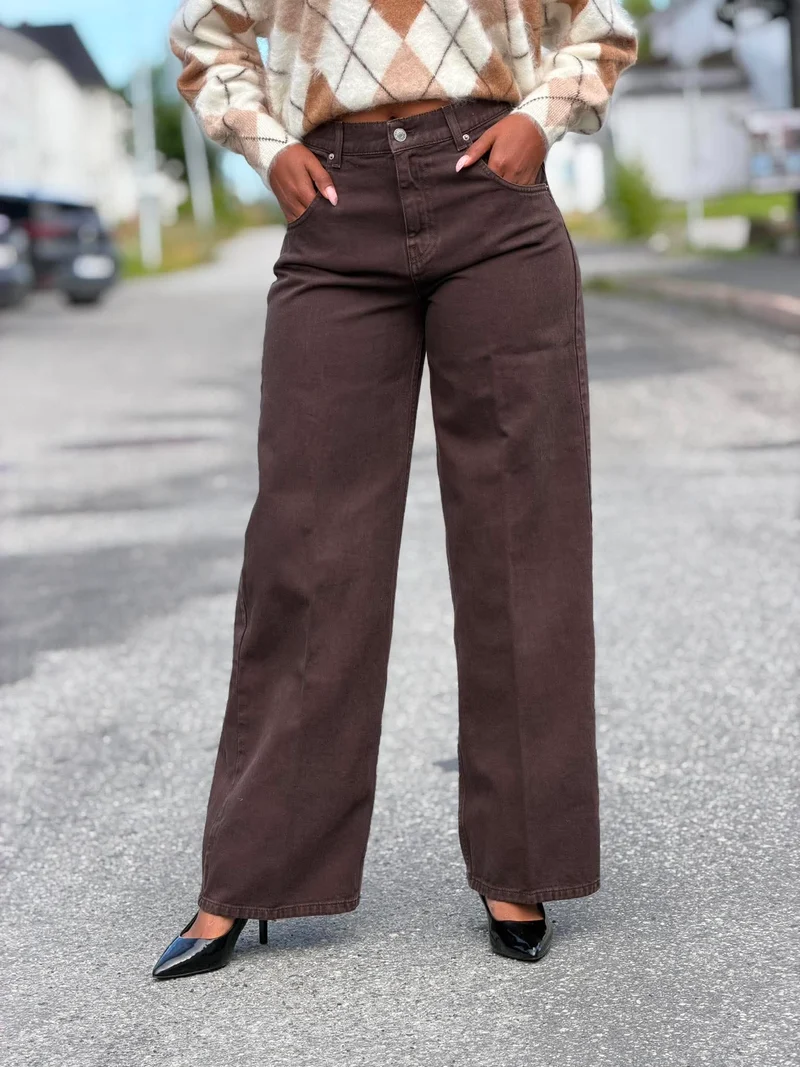 Mia baggy denim bukse