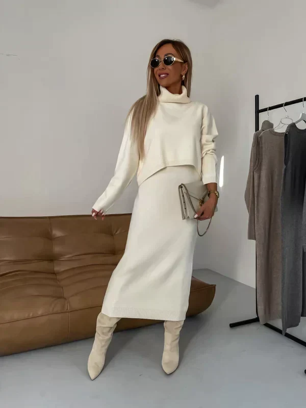 Rosie – Elegant jumperklänning set