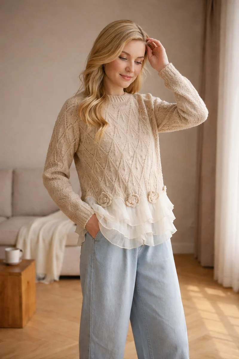 Taylor | Elegant kofta med volang