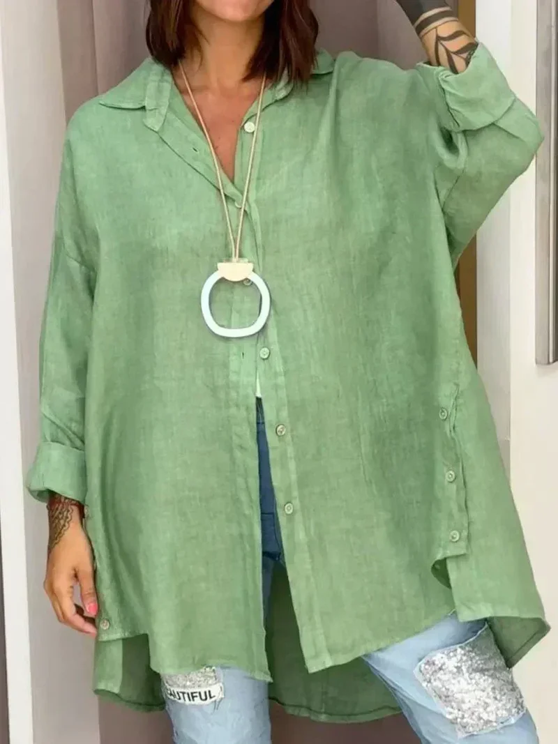 Nadine | Oversize lyxig skjorta