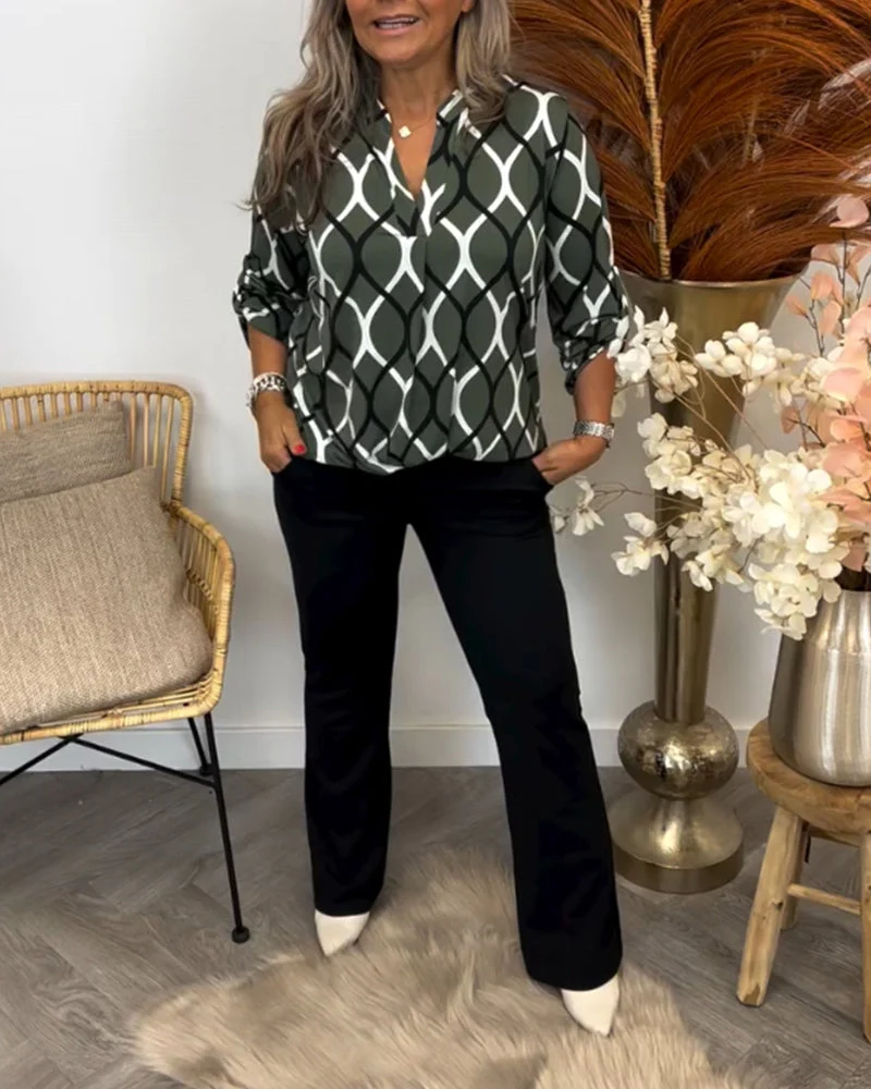 Janny | Långärmad elegant blus