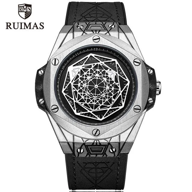 Luxury Top Brand Quartz Watches Men Leather Strap Military Sports Wristwatch Man Waterproof Watch Relogios Masculino 533G
