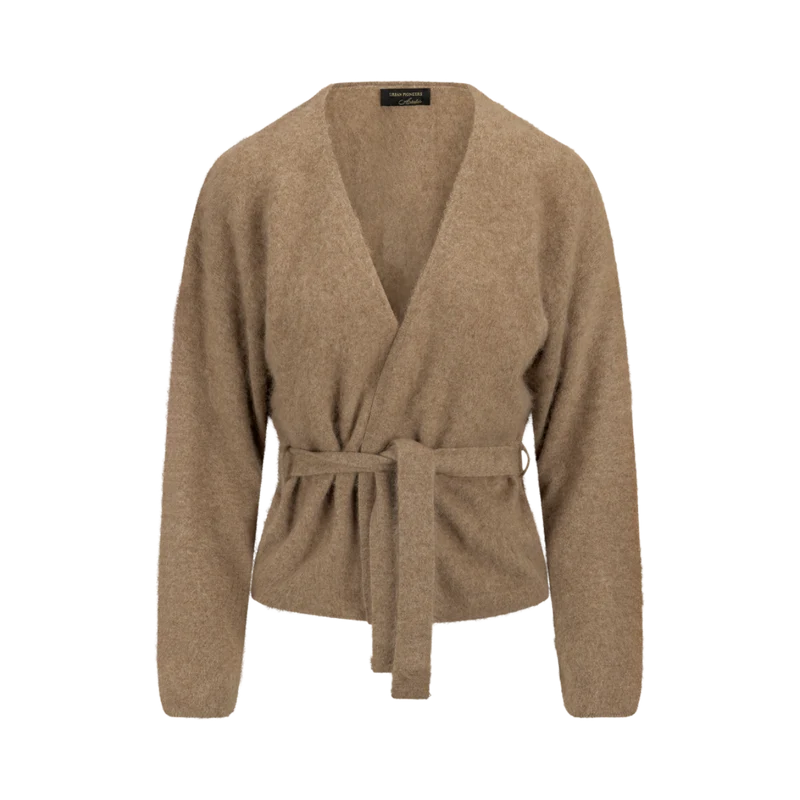 Boudica Cardigan - Sand Brown