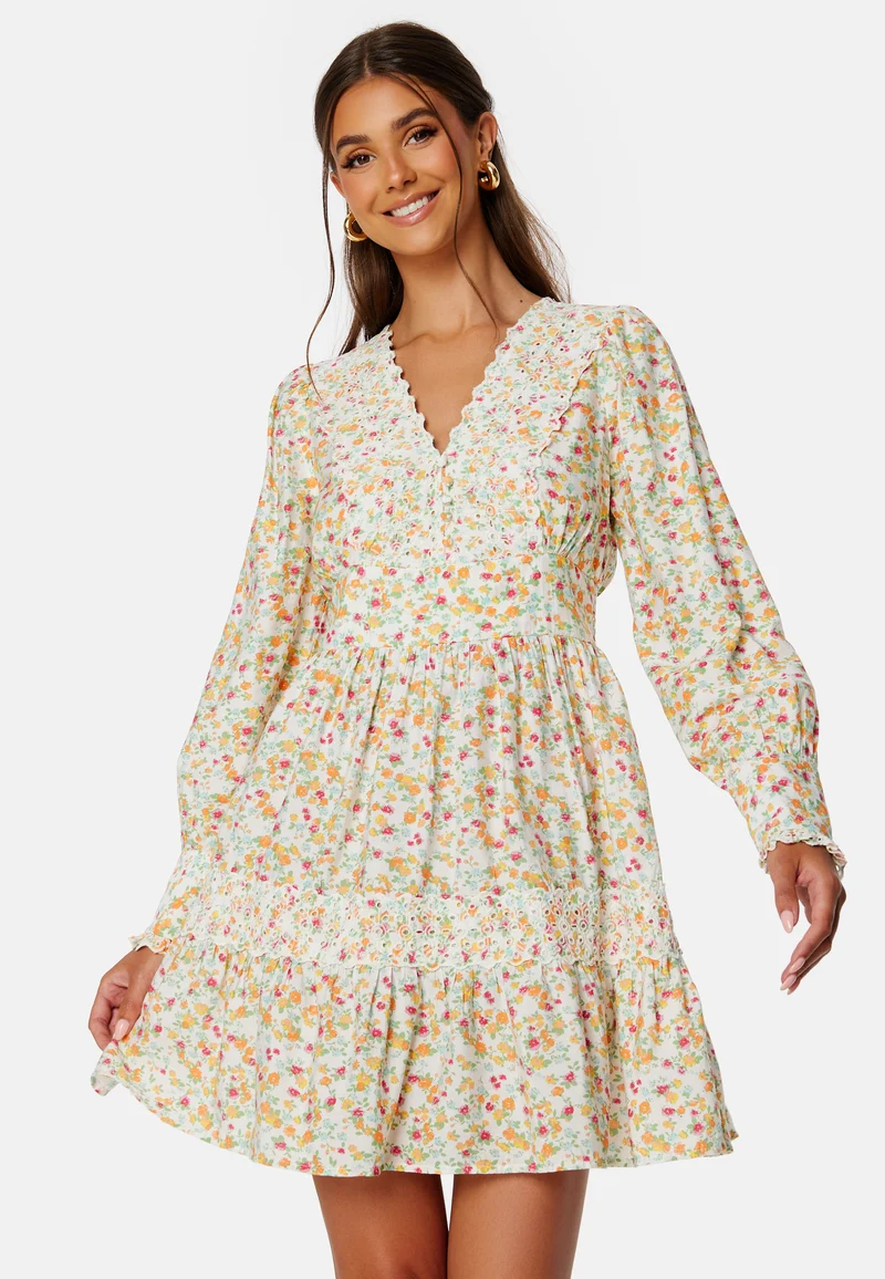 Svea L/S Detail Short Dress