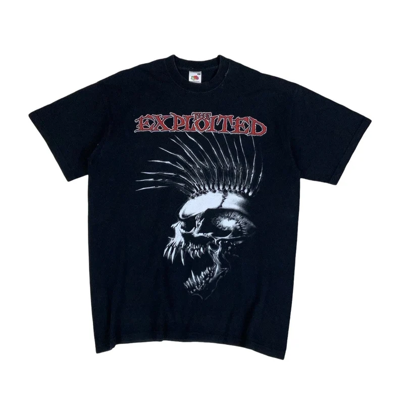 Vintage 1998 THE EXPLOITED 'Fruit of the Loom' RARE Album Cover Graphic Tee M