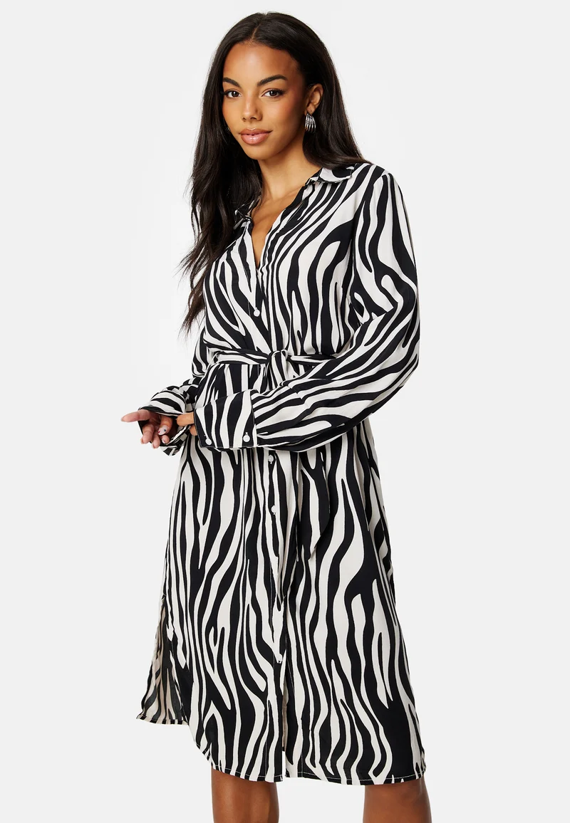 Fini L/S Midi Shirt Dress