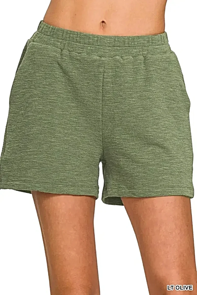 Bomullsshorts för män och kvinnor - Bekväm, andningsbar design med dragsko och fickor