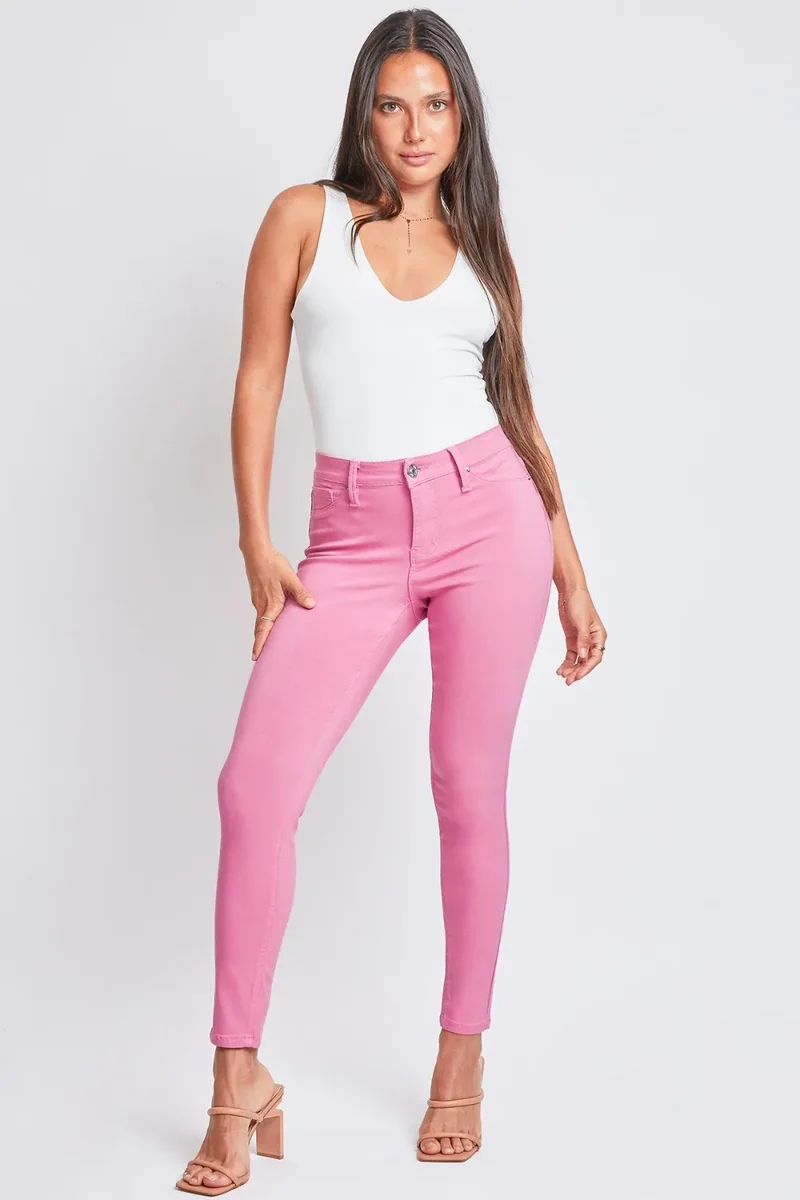 YMI Jeanswear Full Size Hyperstretch Mellanhöga Skinny Byxor
