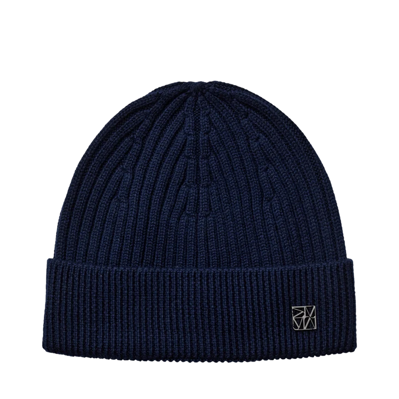 MMTova Wool Rib Hat - Salute Navy