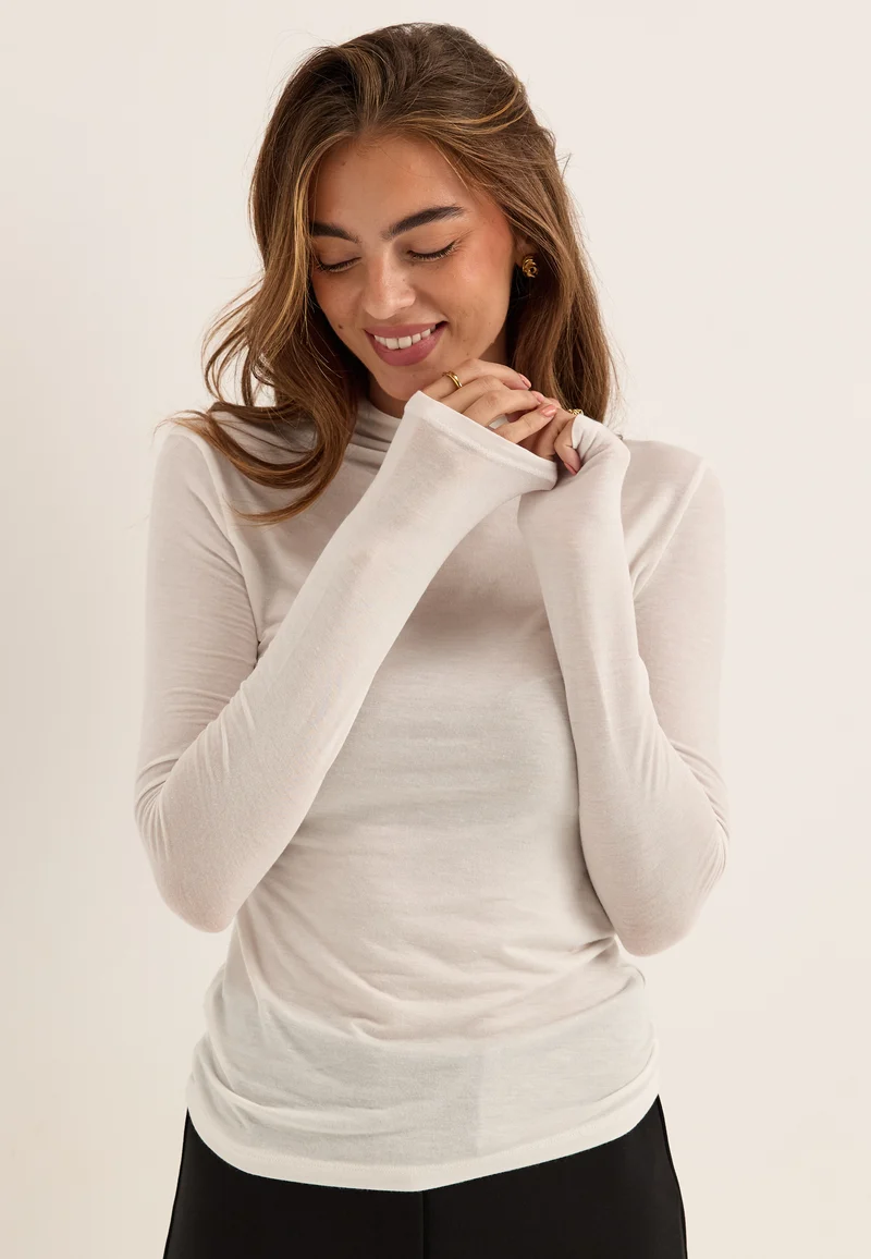 Long Sleeve Modal Top
