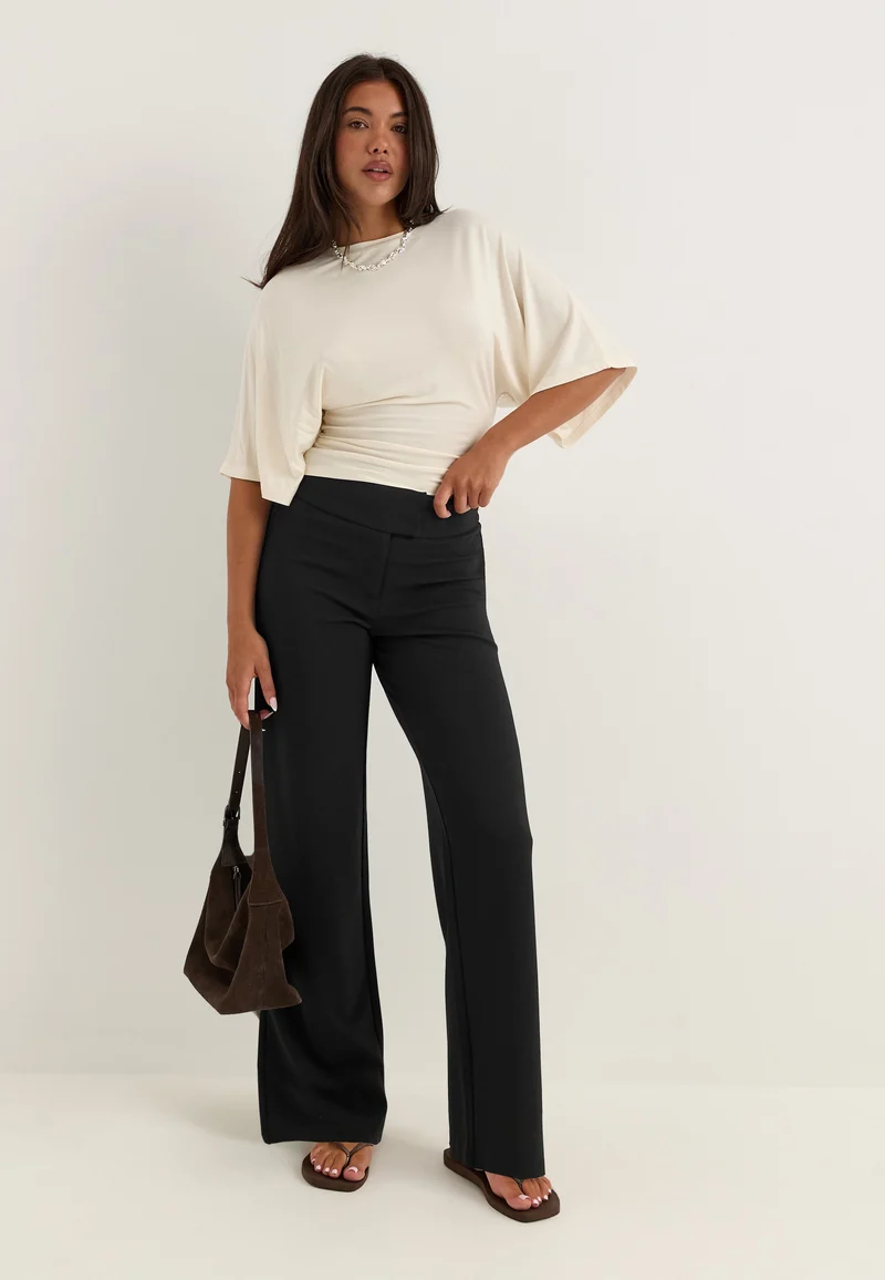 Soft Suit Wide Trousers