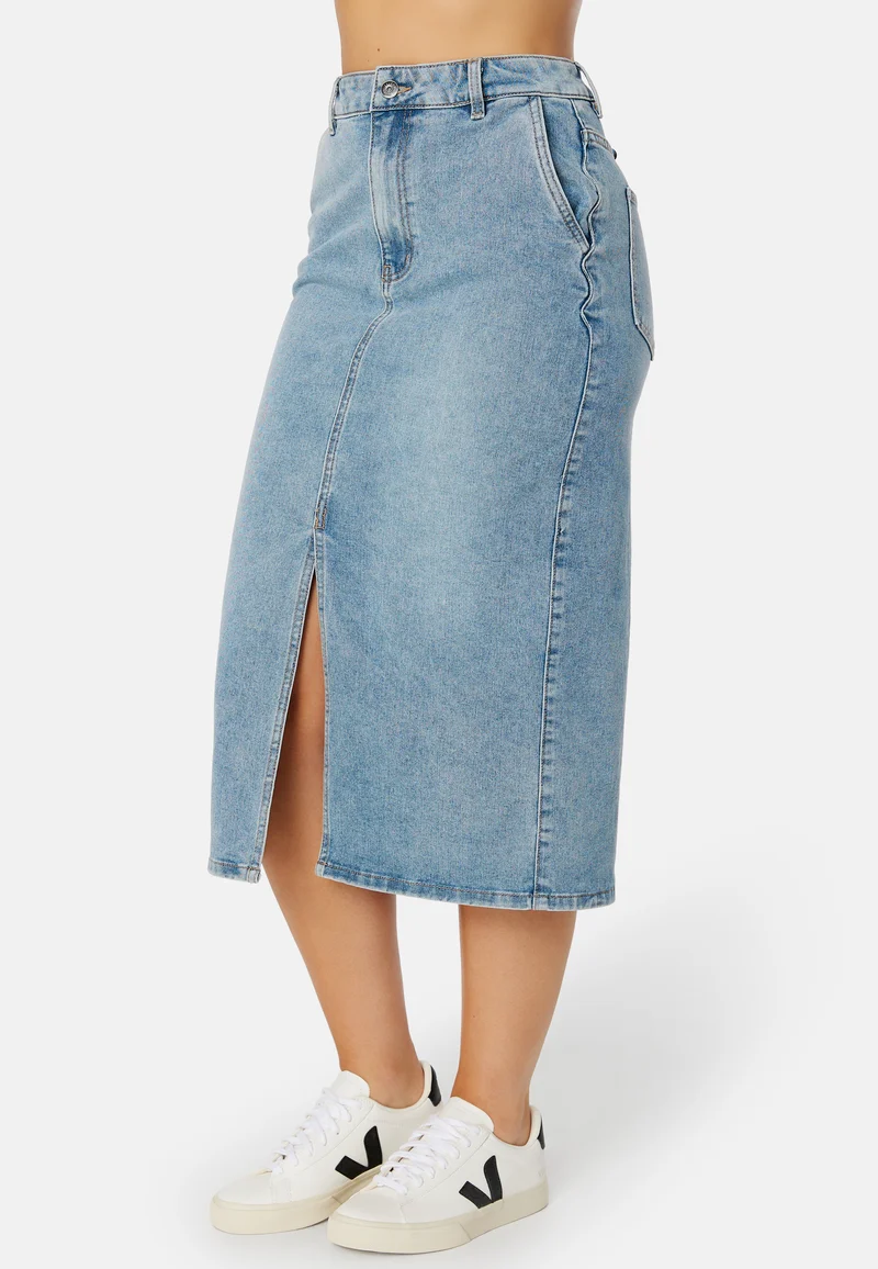 Jalour HW Denim Skirt