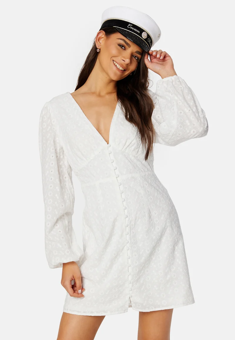 Malina Puff Sleeve Short Dress