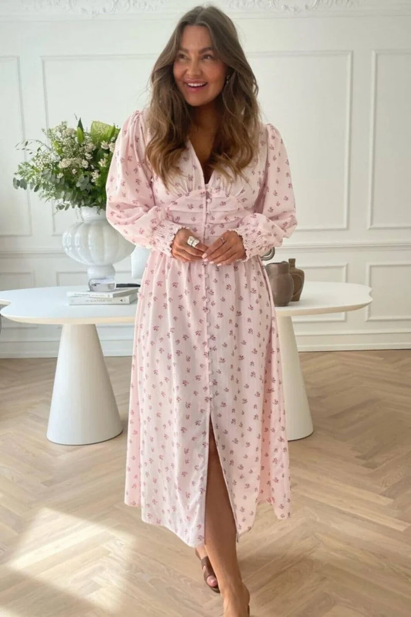 BYIC - Adelic Long Dress - pink Pink
