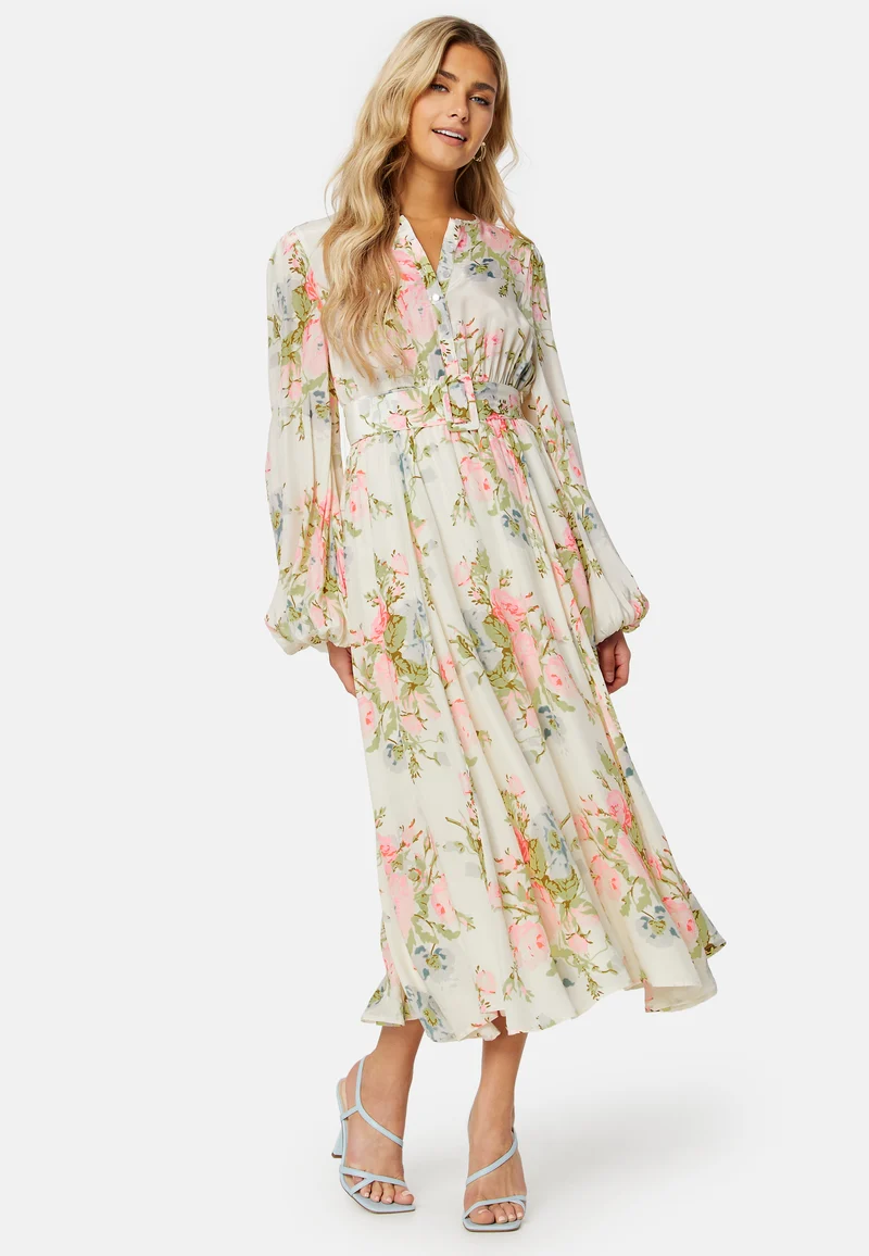 Satin Midi Dress