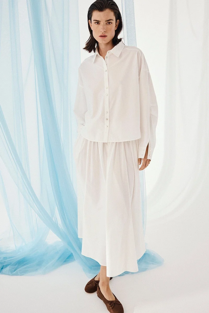 MSCH Copenhagen - Mschnesrine Selmina Skirt 19788 - Bright White