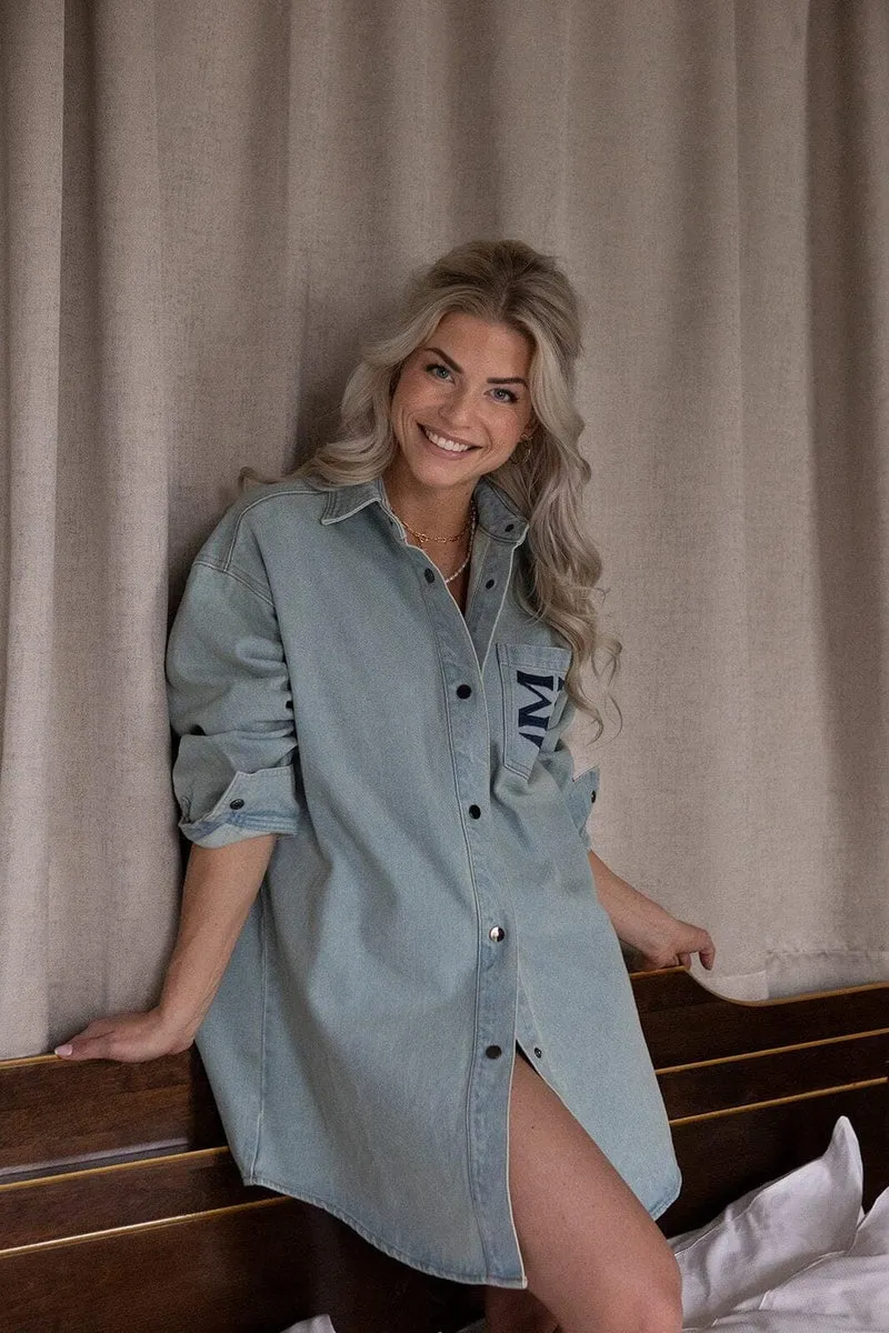 Molly&My x Melanie Due - Melanie D Denim Jacket 167365 - 948 - Faded Denim
