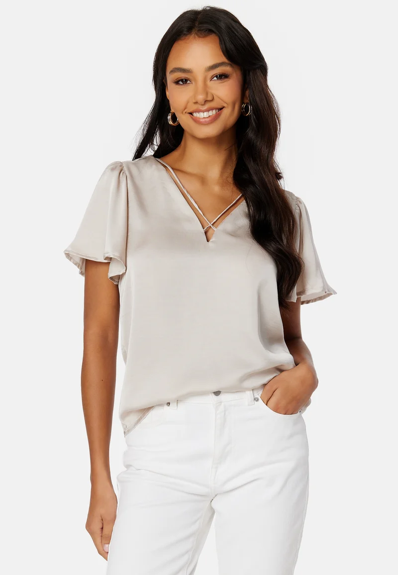 Jane SS V-Neck Top