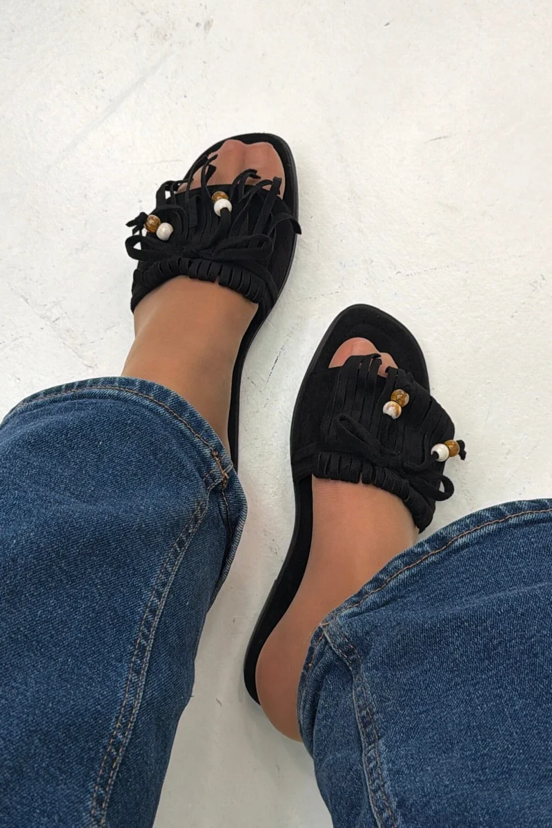 Bloom - Ilaria Sandals - Black