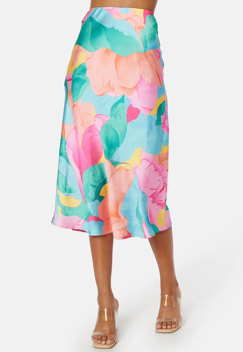Dinna HW Printed Skirt