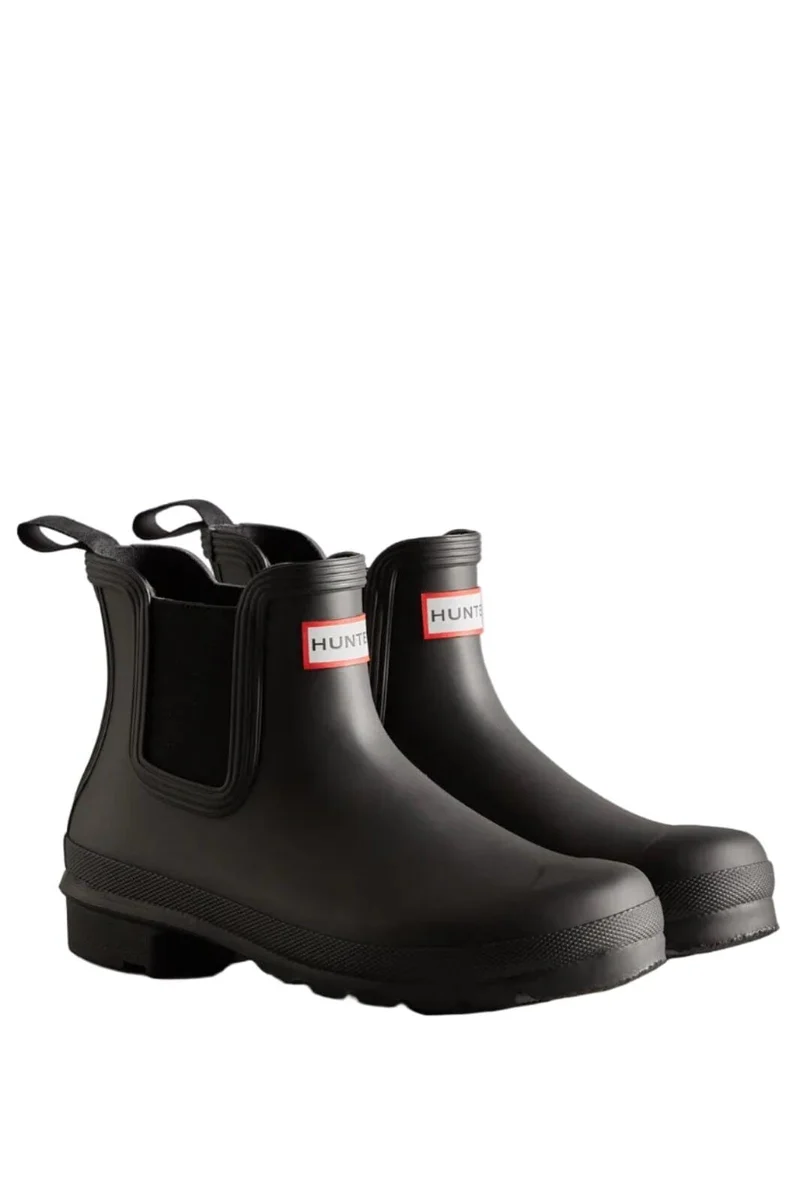 Hunter - Womens Original Chelsea Boot Wfs2078rmablk - Black