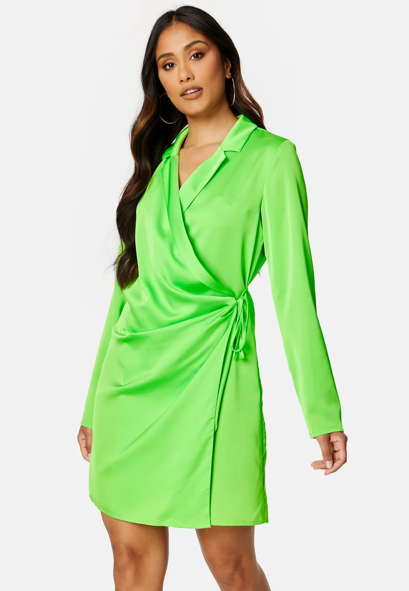 Johanna Wrap Short Dress