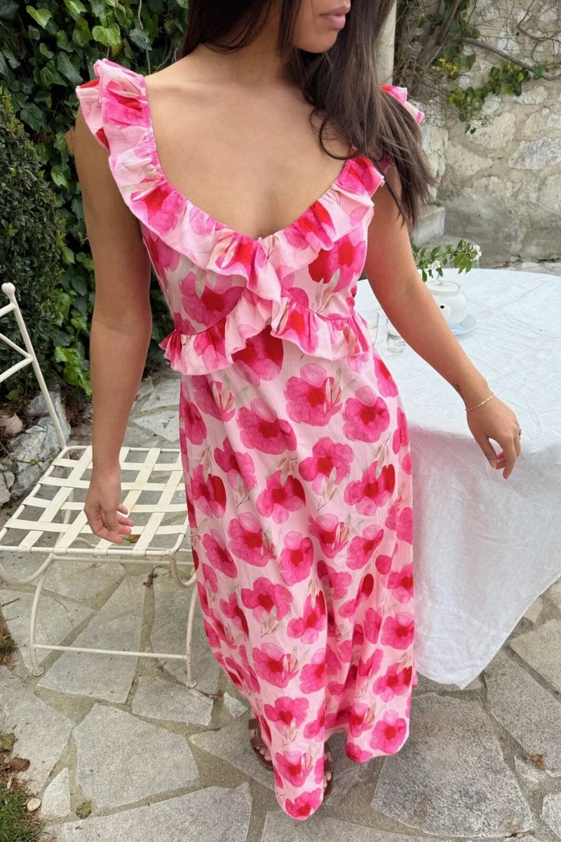 BYIC x Molly&My - Melbaic Dress A23117 - Pink Rose Blush
