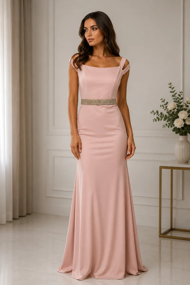 REA Aftonklänning / Balklänning PartyLine 27319 blush