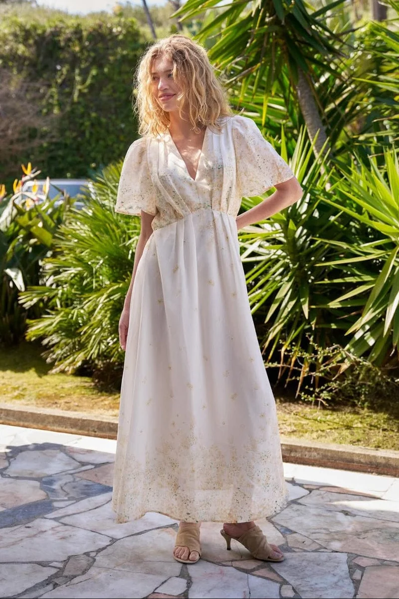 Neo Noir - Serna Gardenia Dress 169070 - 191 - Light Yellow