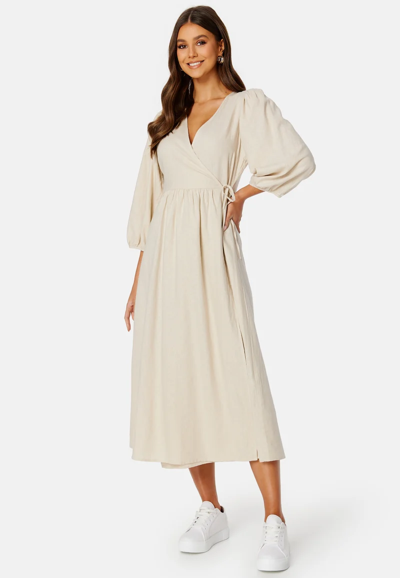 CC Linen wrap dress