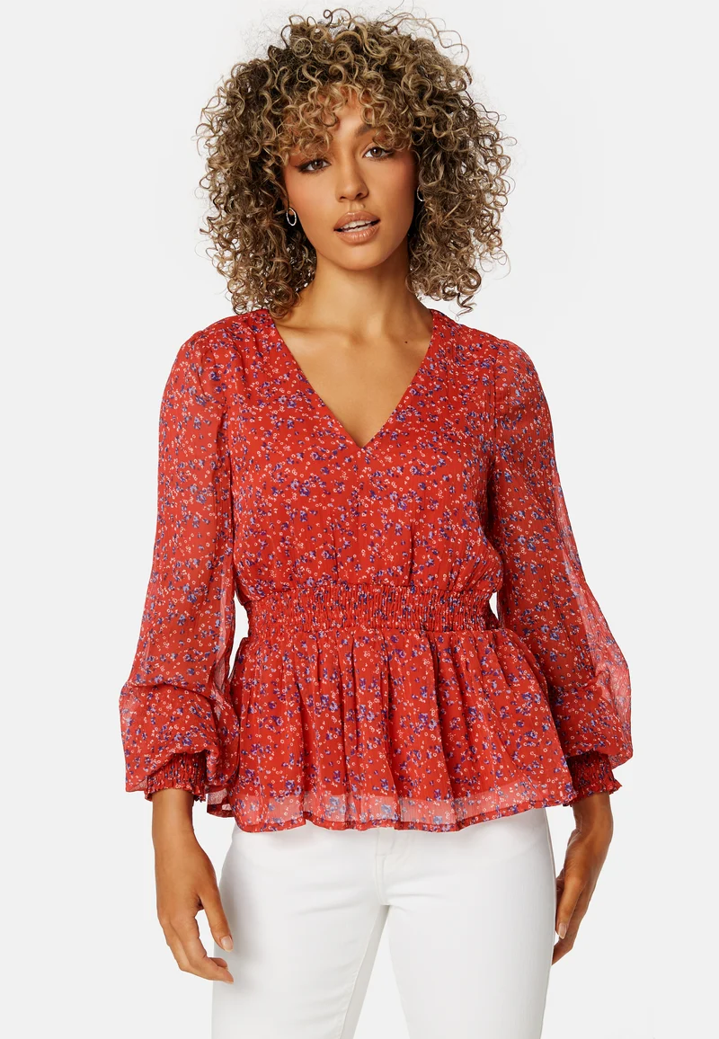 Mynte LS Peplum Top
