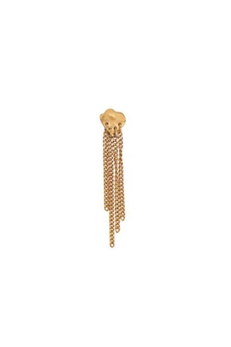 Stine A - Petit Shell Reflections Earring With Chains - Single - 1416-02-S