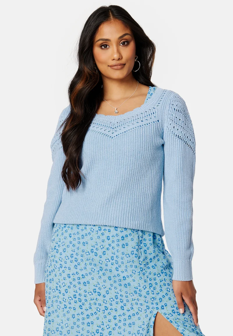 Emmy Sweetheart L/S Knit Top