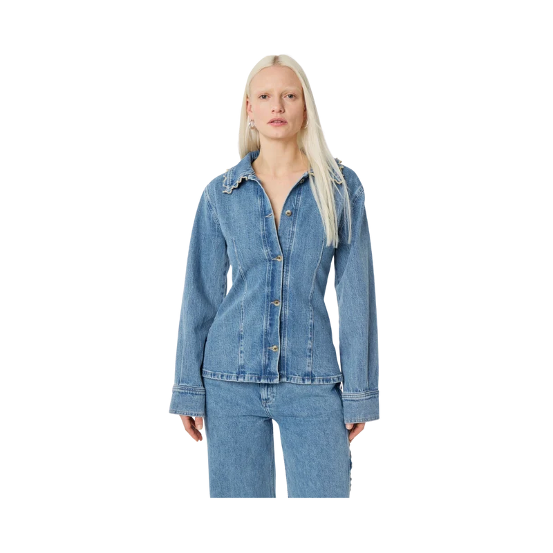 Inda Blouse - 3345 Mid Blue