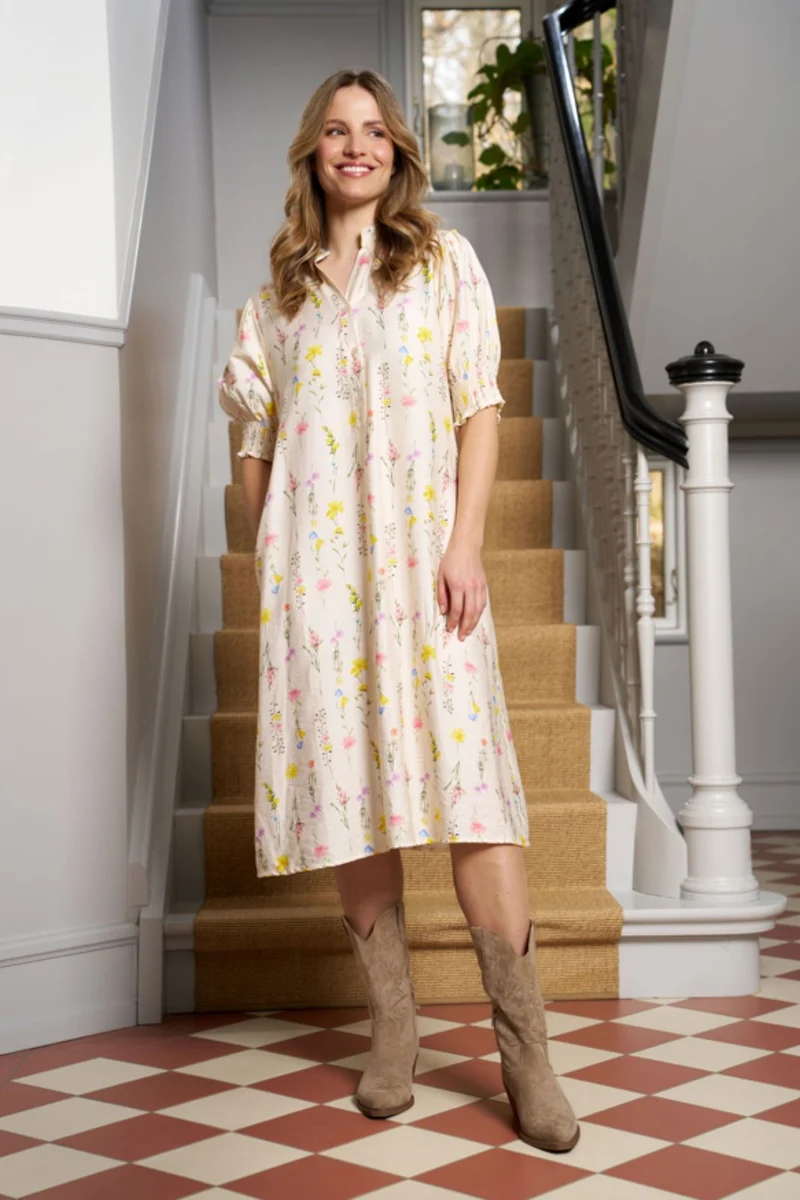 Marta Du Chateau - Mdclauren Dress 8238 - Beige1220Tpu