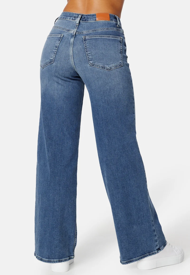 Onlmadison Blush HW Wide Denim