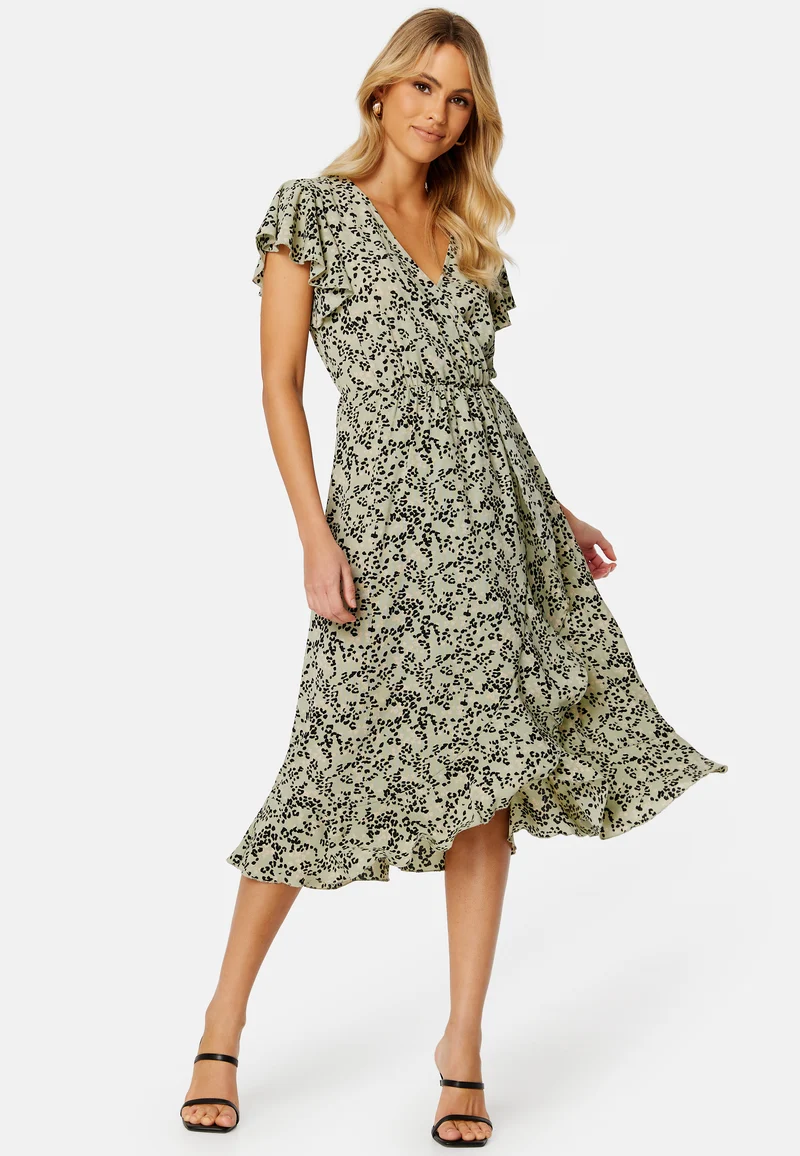 Piper Midi Flounce Dress