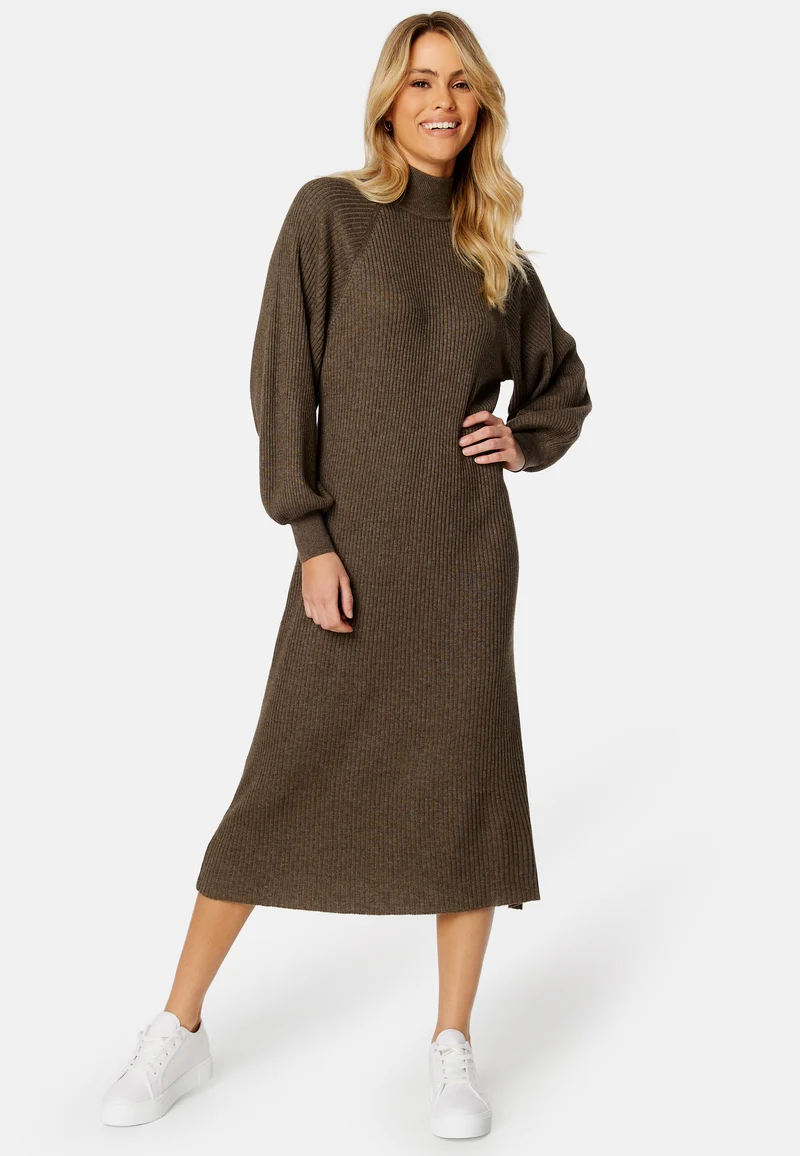 Nappy LS Knit Dress