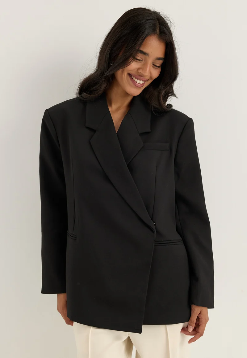 Vmelma Ls Oversized Slit Blazer