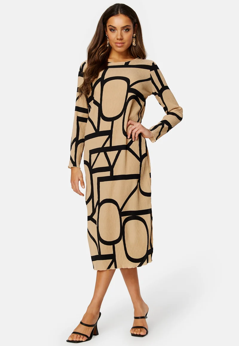 Molly L/S Plisse Dress