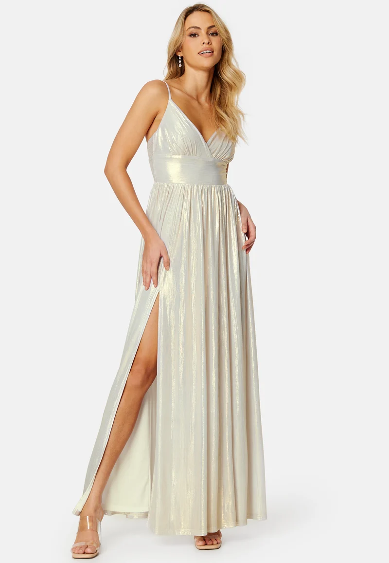 Siri Sparkling Pleated Gown