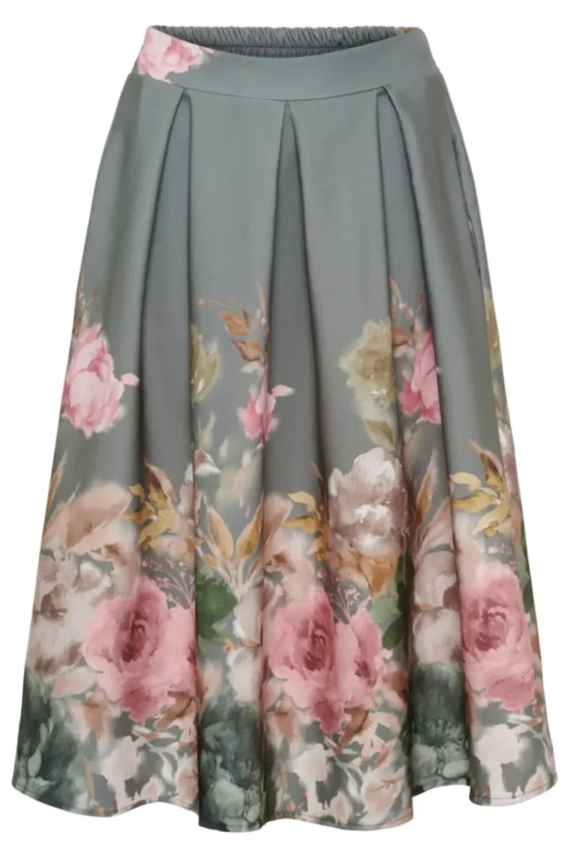Marta Du Chateau - Mdcdaria Skirt 4911 - Kaki/Military