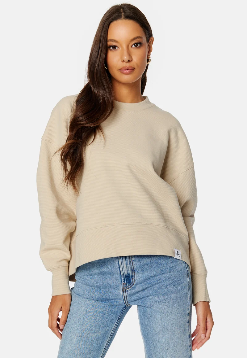 Tab Ottoman Crew Neck
